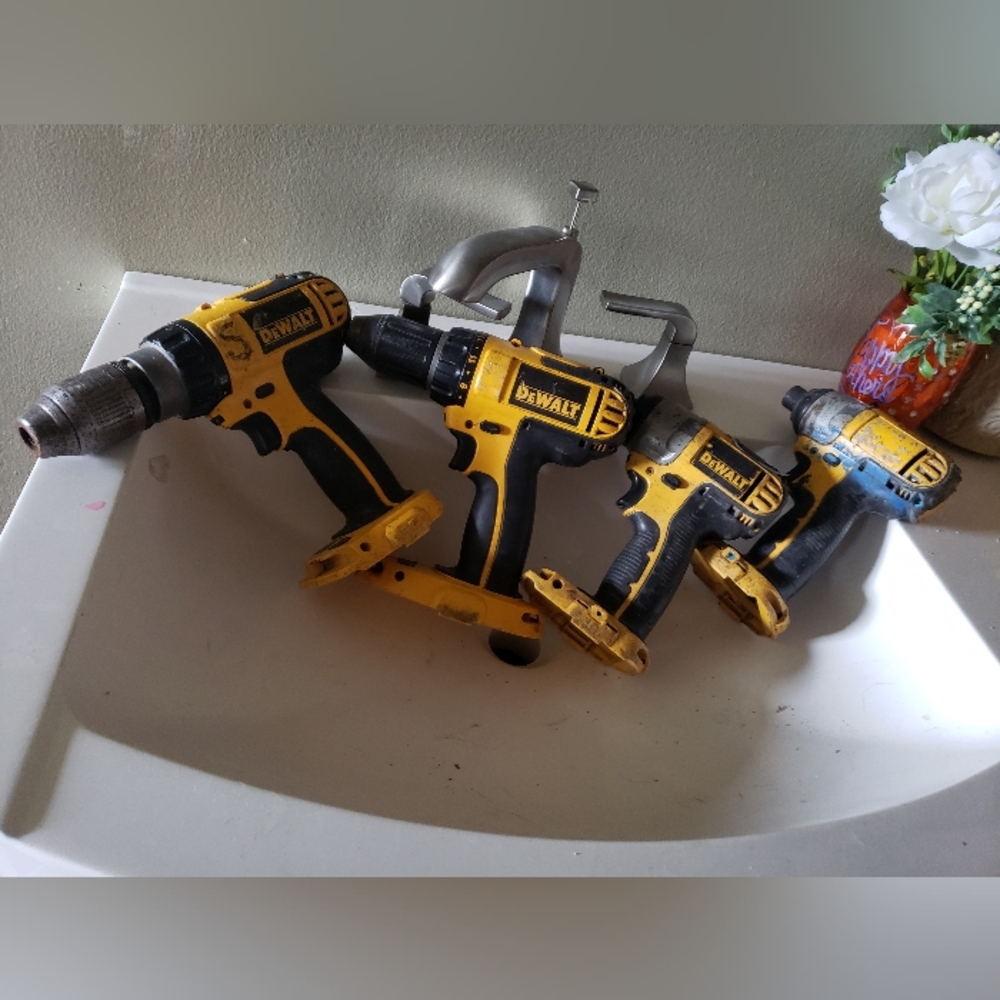 ***SOLD***(DeWalt Cordless Power Tools Set - Yellow and Black